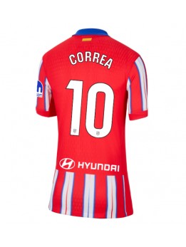 Atletico Madrid Angel Correa #10 Heimtrikot für Frauen 2024-25 Kurzarm